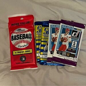 Sealed Sports Card Packs - MLB & NFL